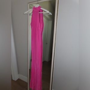 Pink Meshki Maxi Dress